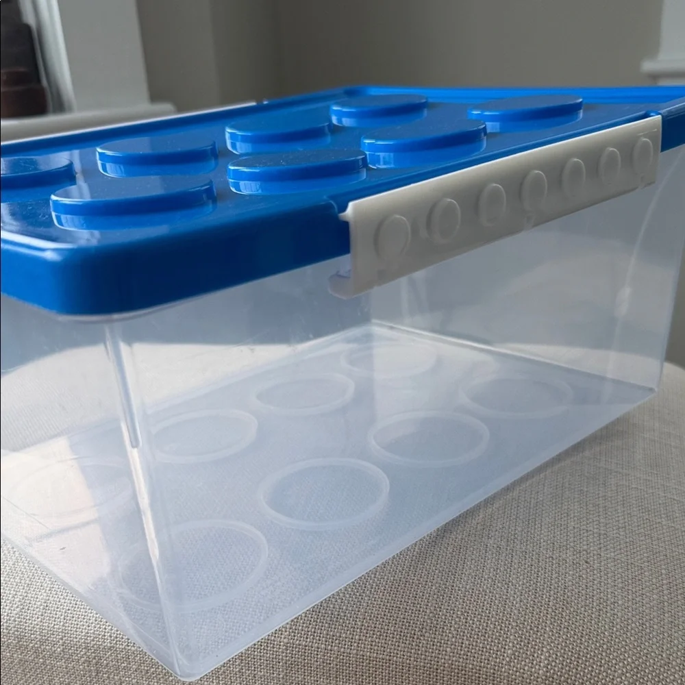 Lego Clear Storage Box 9x6x12 inches